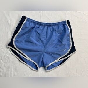 Nike Dri-Fit Athletic Shorts Womens S Blue Running Gym Lined Lightweight